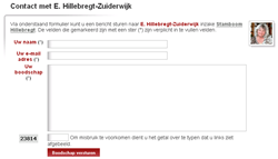 Contactpagina