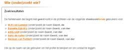 Wie (onder)zoekt wie?