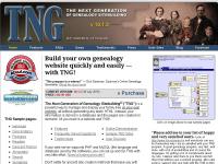 Screenshot van website