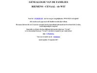 Screenshot van website