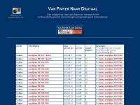 Screenshot van website
