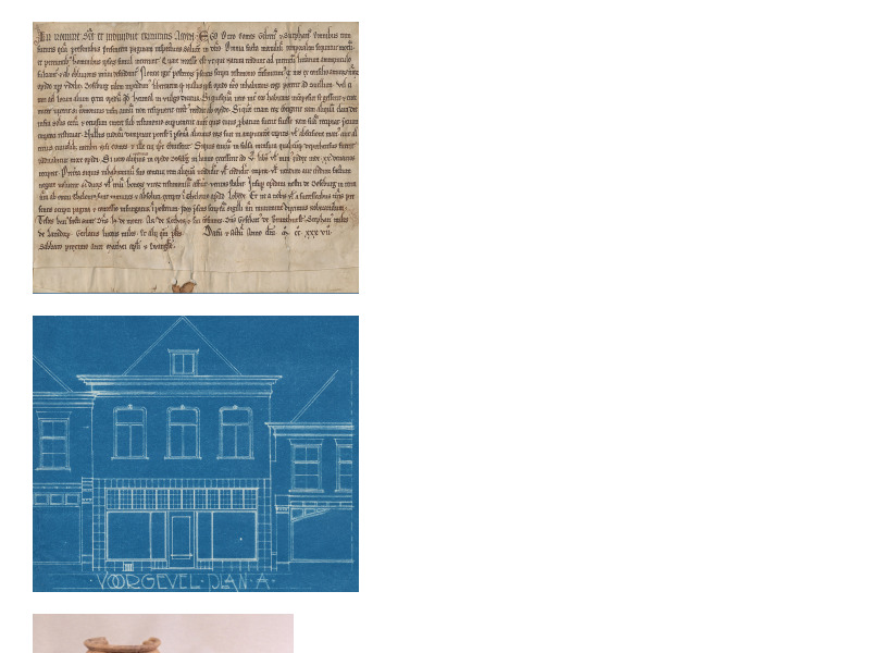 Screenshot van website
