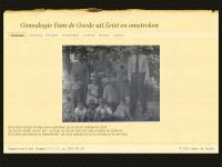 Screenshot van website