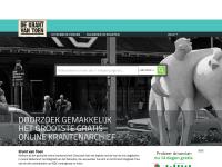 Screenshot van website