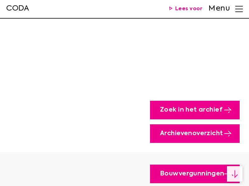 Screenshot van website