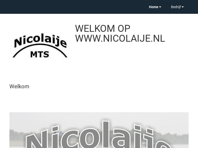 Screenshot van website