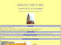 Screenshot van website