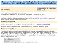 Screenshot van website