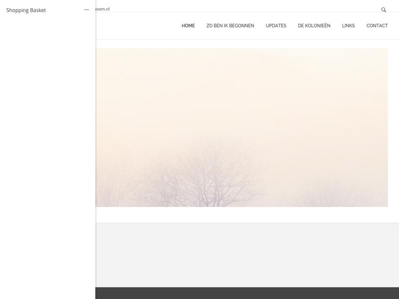 Screenshot van website