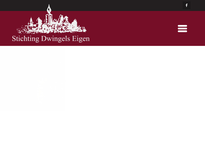 Screenshot van website