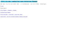 Screenshot van website