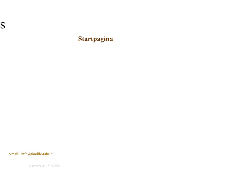 Screenshot van website
