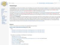 Screenshot van website