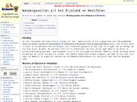 Screenshot van website