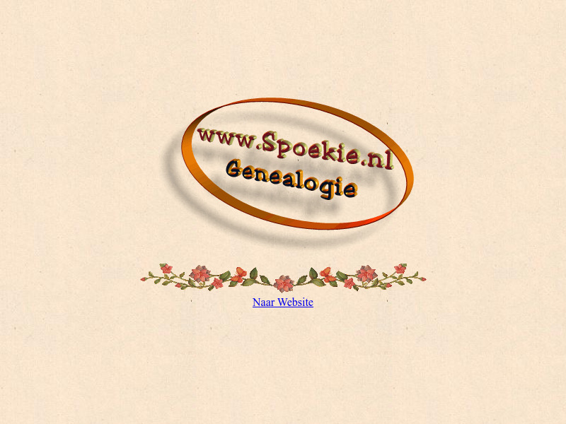 Screenshot van website