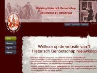 Screenshot van website