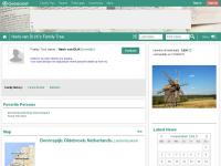 Screenshot van website