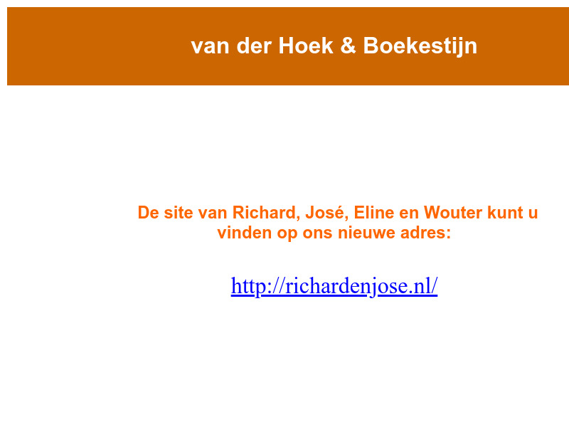 Screenshot van website