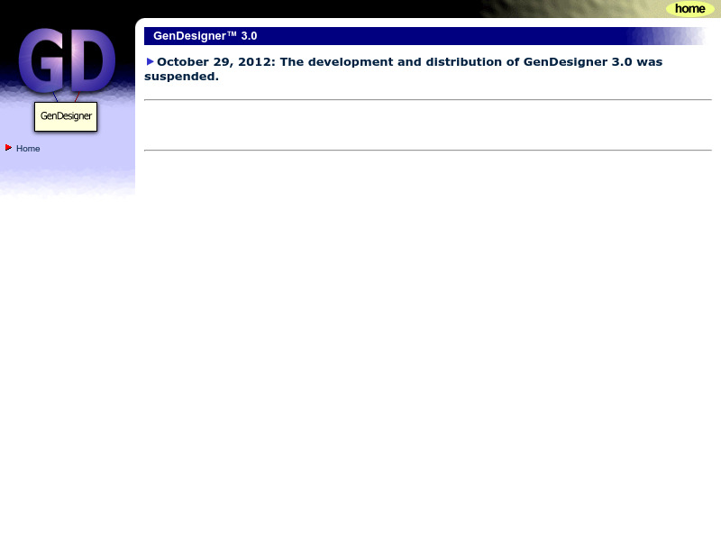 Screenshot van website