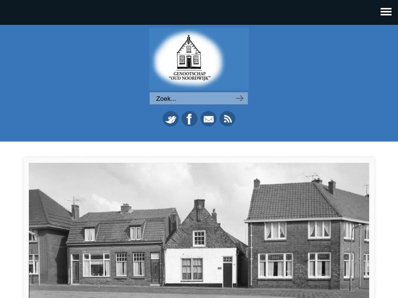 Screenshot van website
