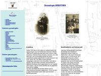 Screenshot van website
