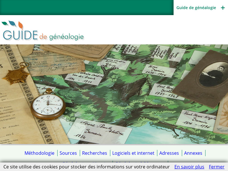 Screenshot van website