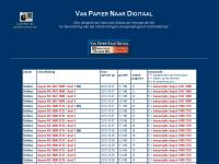 Screenshot van website