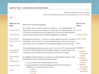 Screenshot van website
