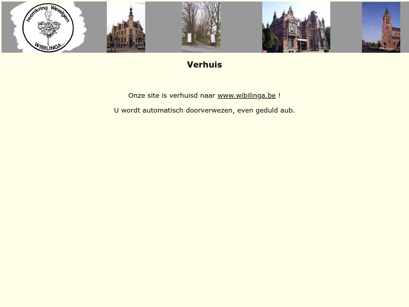 Screenshot van website