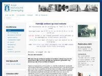 Screenshot van website