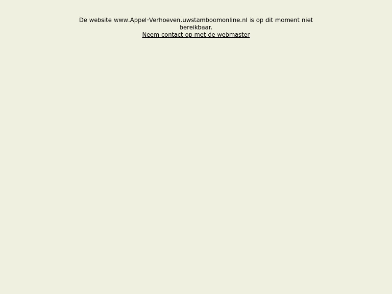 Screenshot van website